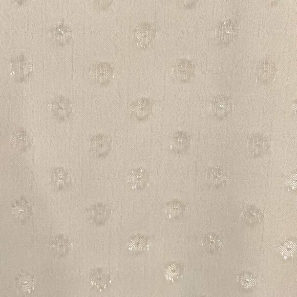 WHBM High Neck Top Womens 6 Coquette Smocked Romantic Swiss Dot Dainty Blouse - Picture 4 of 11